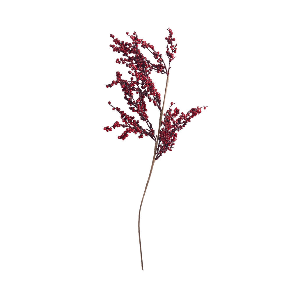 gren med røde bær - 70 cm.